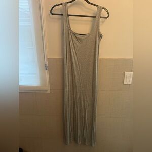Hatch Maternity Gray Sleeveless Maxi Dress